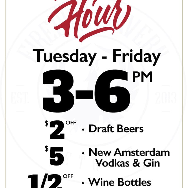 Firebird Troy Happy Hour