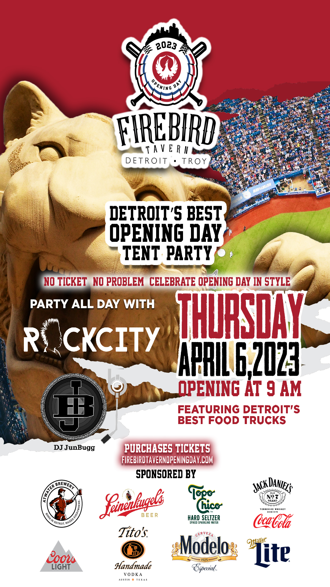 Detroit Tigers Opening Day Tickets 2023!